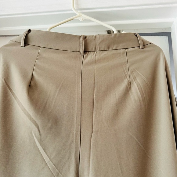 Swept Away With You Taupe Tailored Wide Leg Pants - Picture 5 of 6